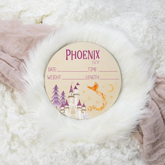 Girl Phoenix Birth Stat Sign, B30