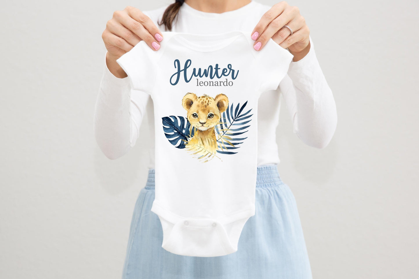 Lion Baby Bodysuit, S31