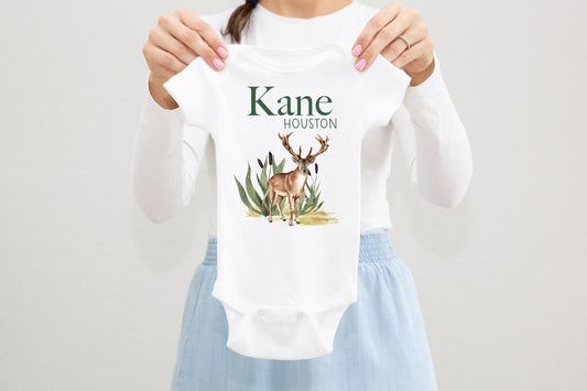 Deer Antlers Baby Bodysuit, W35