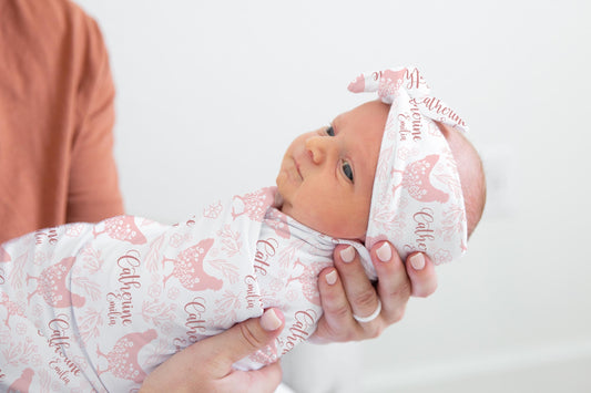 Floral Chicken Swaddle Set, Farm C23