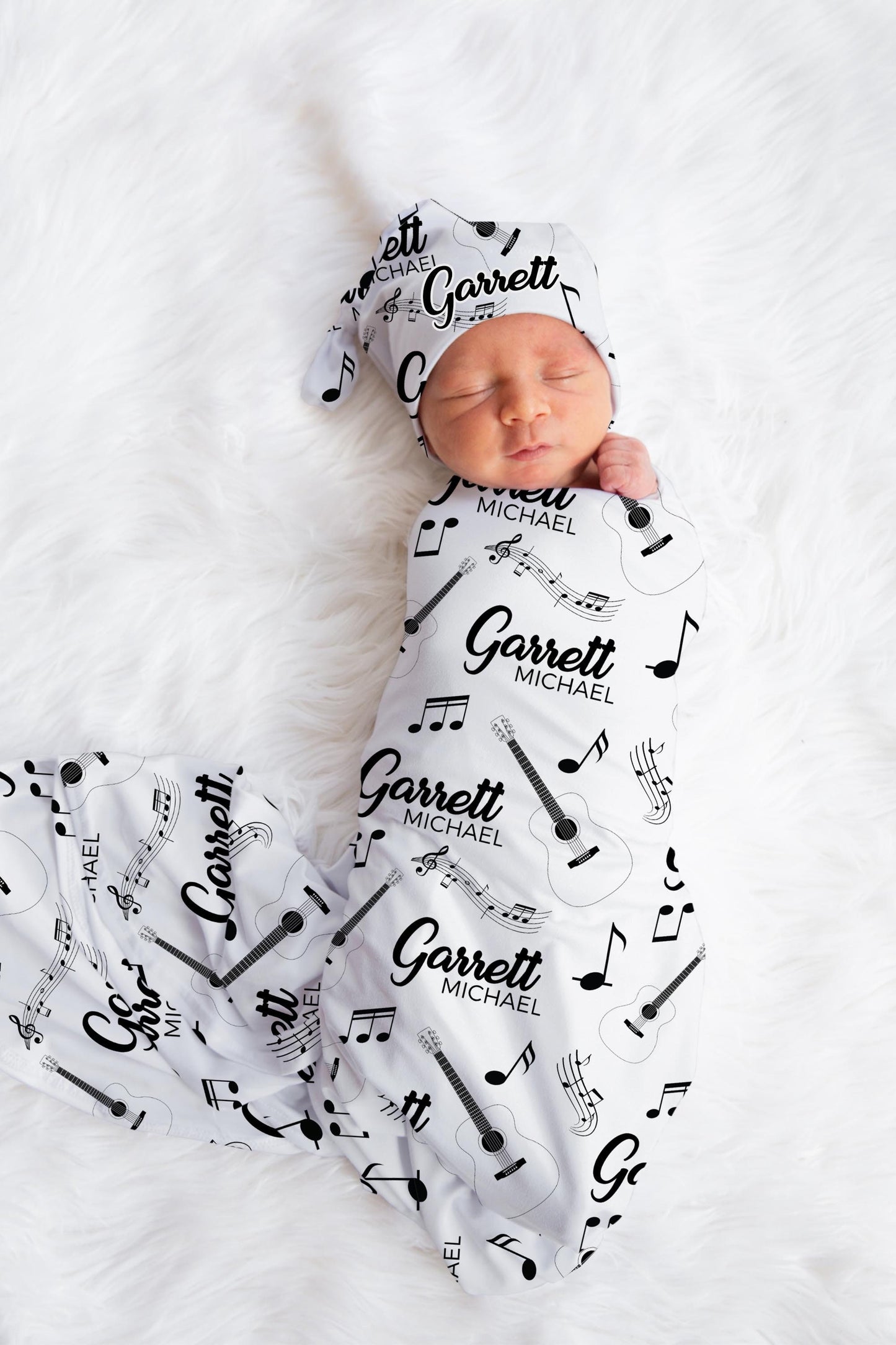 Guitar Swaddle Set, Music B39