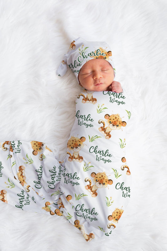 Cheetah Safari Swaddle Set S39