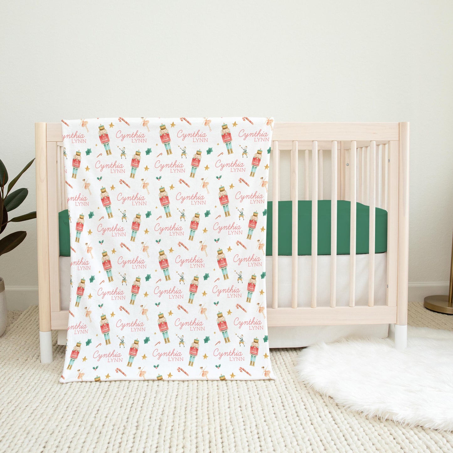 Nutcracker Swaddle Set, Ballerina Nursery