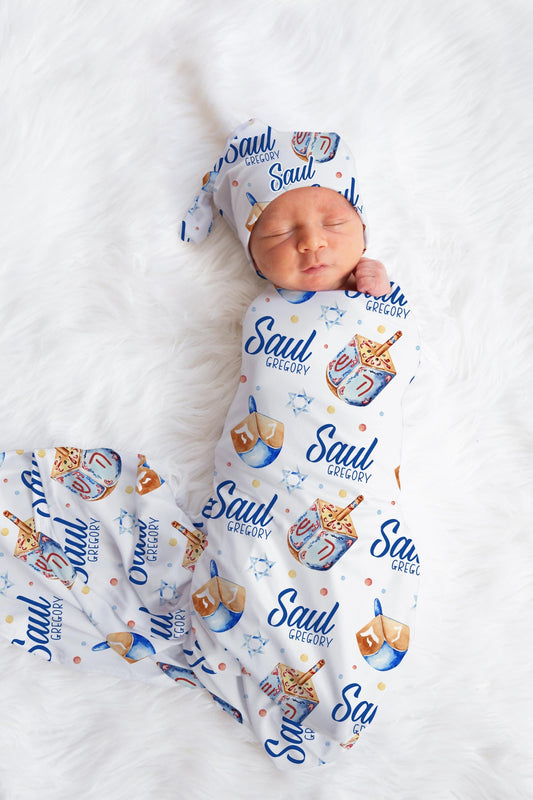 Dreidel Swaddle Set, B41