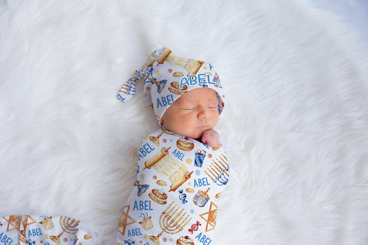 Hanukkah Swaddle Set, B41