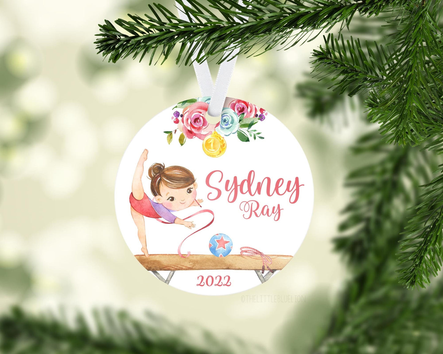 Gymnastics Christmas Ornament