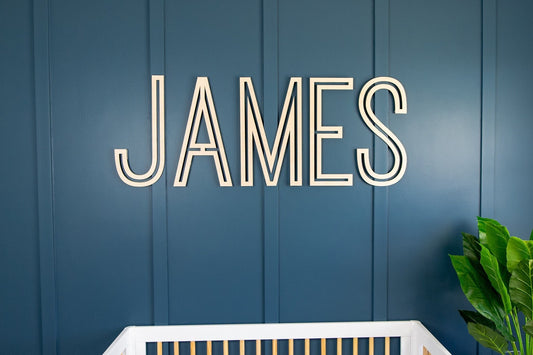 Name Cutout for Nursery Wall Art