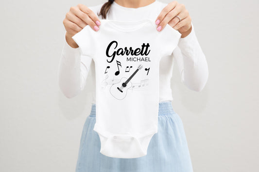 Guitar Baby Bodysuit, Music B39