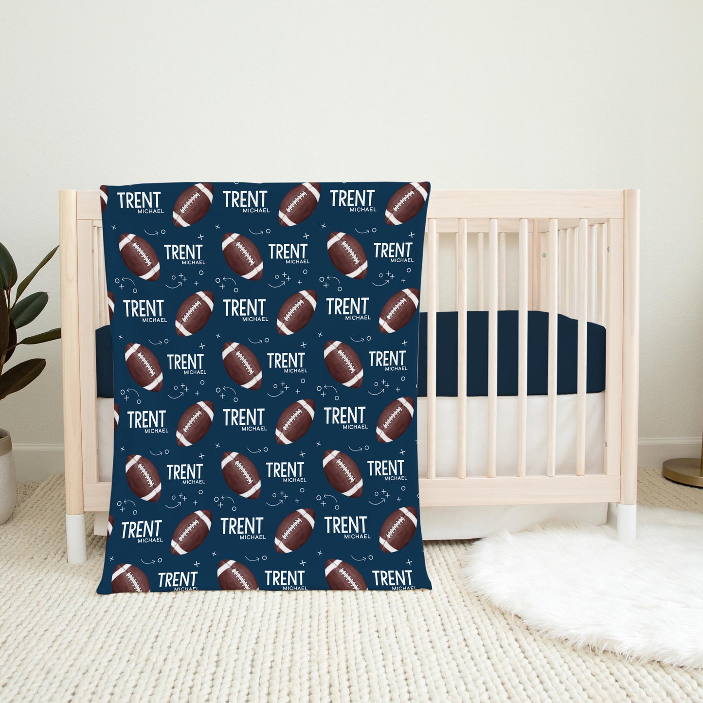 Football Swaddle Set, B43