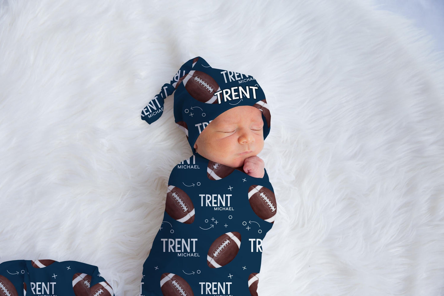 Football Swaddle Set, B43