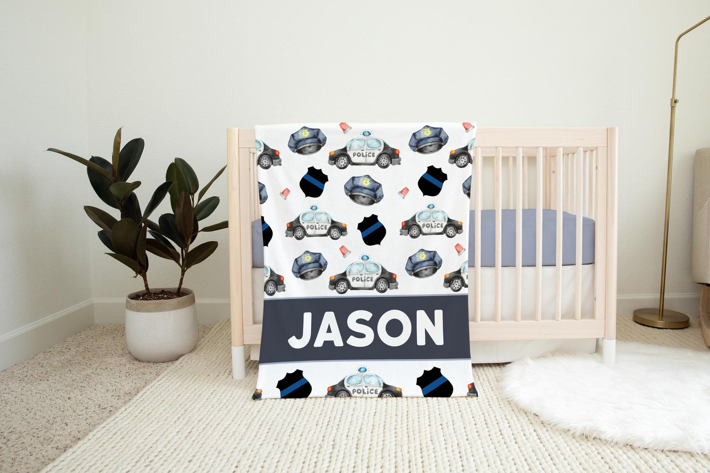 Police Personalized Blanket, B17