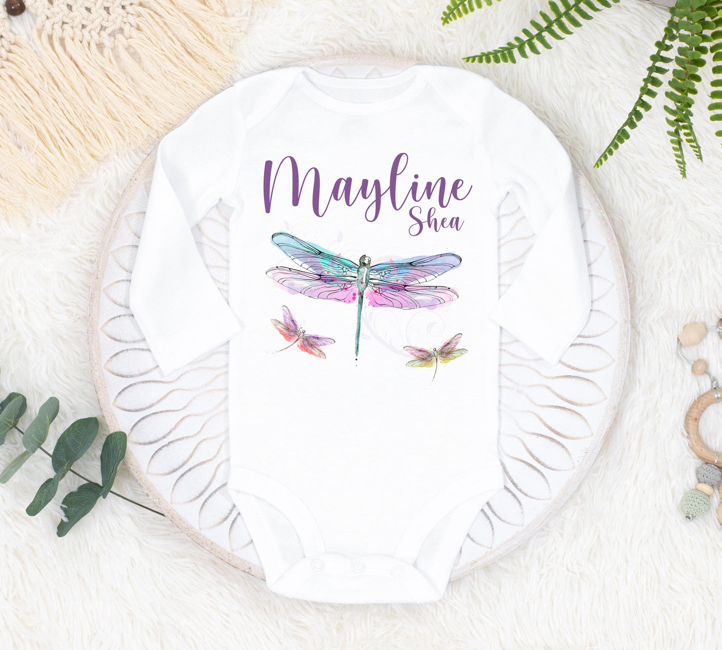 Dragonfly Baby Bodysuit, G39