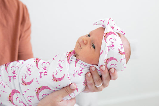 Luna Swaddle Set, Celestial Girl T53