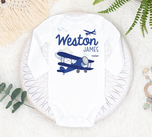 Airplane Baby Bodysuit, Baby One Piece T52