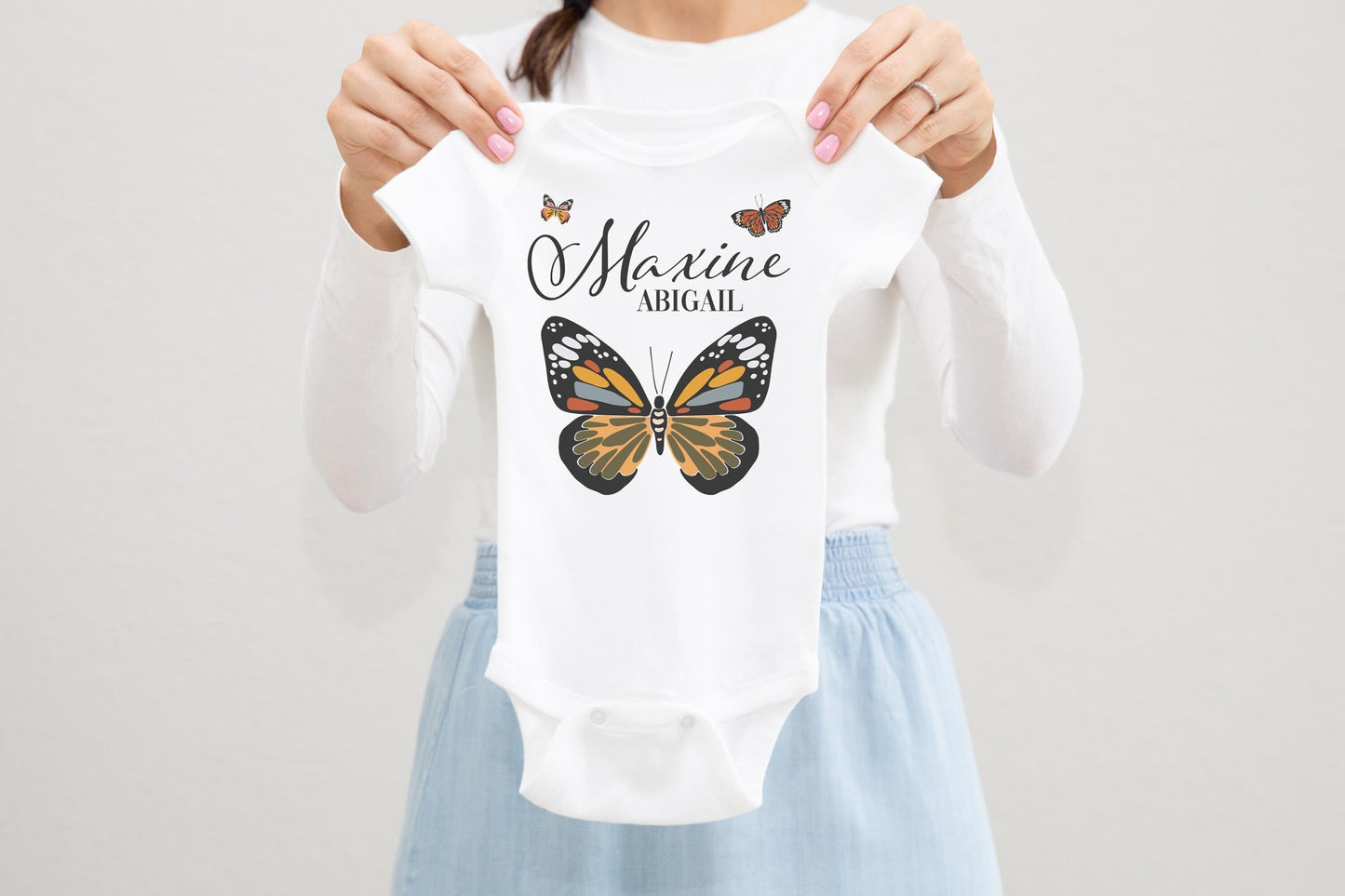 Boho Butterfly Baby Bodysuit, G58