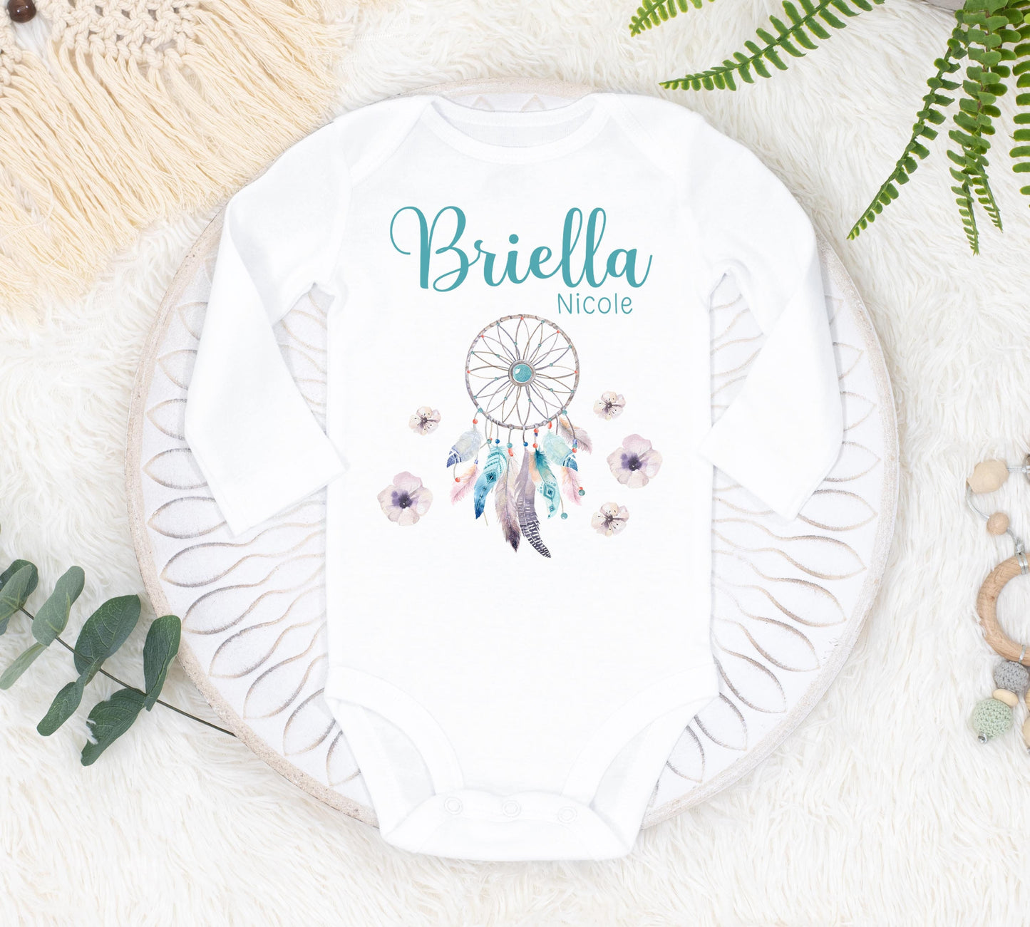 Dreamcatcher Baby Bodysuit, G36