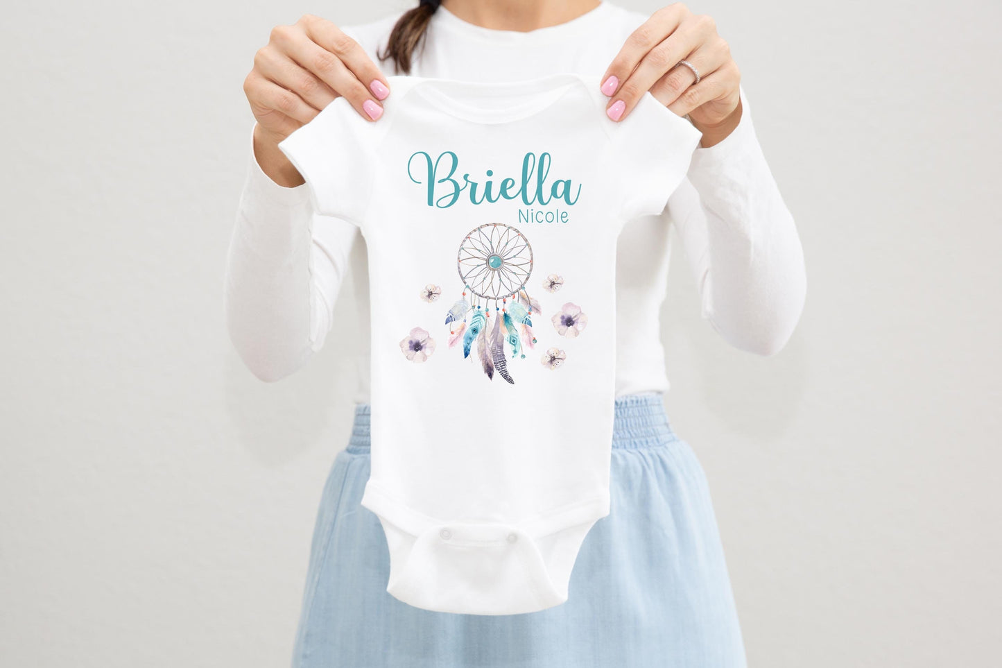 Dreamcatcher Baby Bodysuit, G36