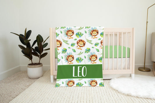 Lion Baby Blanket, Safari S3