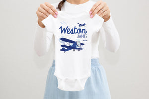 Airplane Baby Bodysuit, Baby One Piece T52