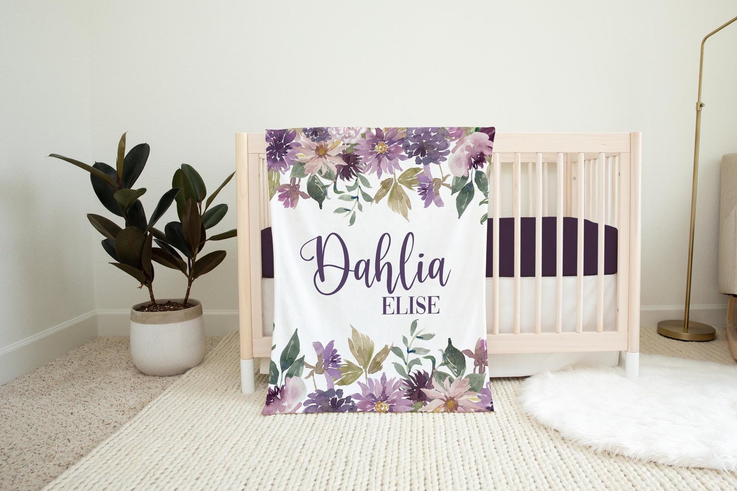 Dahlia Baby Blanket, F91