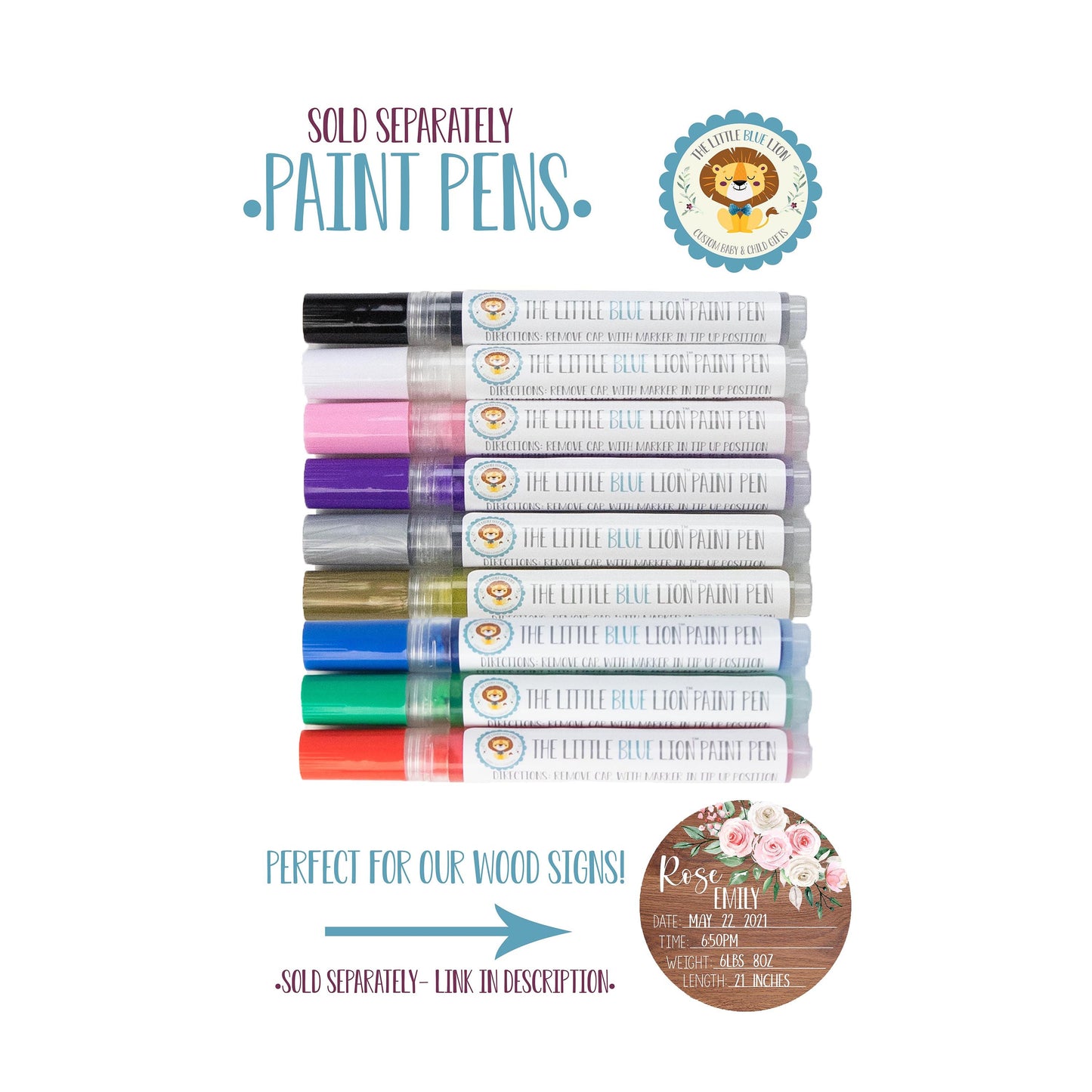 Girl Elephant Birth Stat Sign, S51