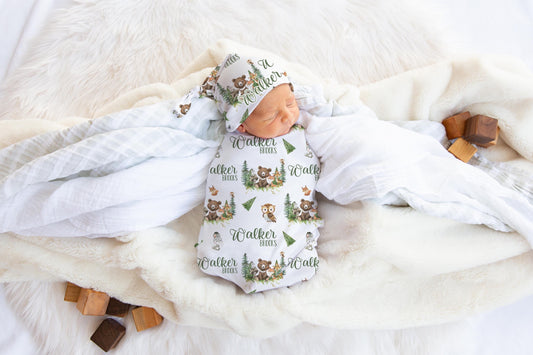 Woodland Swaddle Set, W27