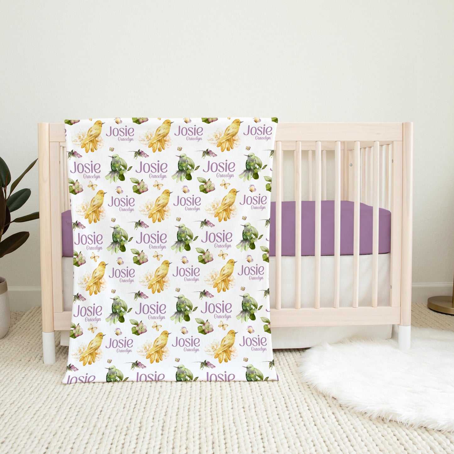 Hummingbird Swaddle Set, G49