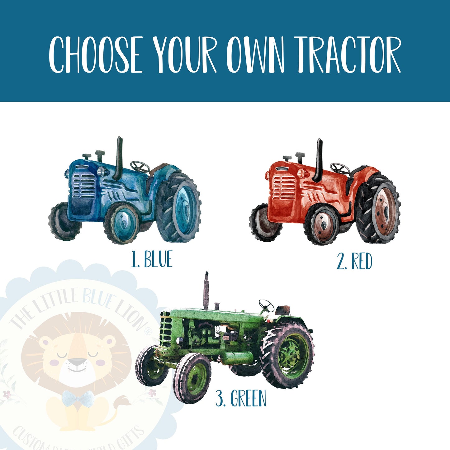 Tractor Baby Milestone Blanket, Farm Theme C33