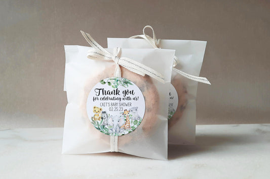 Safari Baby Shower Favor Stickers, and Thank You Labels, S1