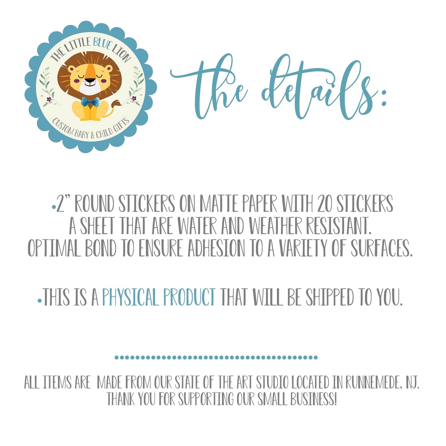 Safari Baby Shower Favor Stickers, and Thank You Labels, S4