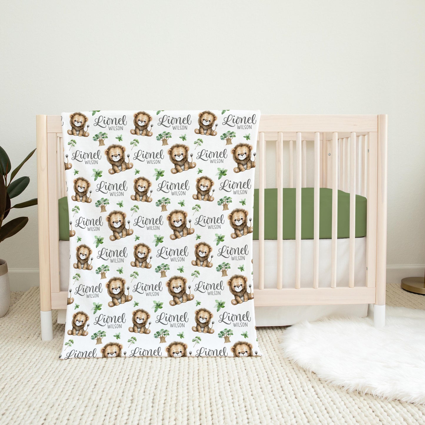 Lion Swaddle Set, Safari S54