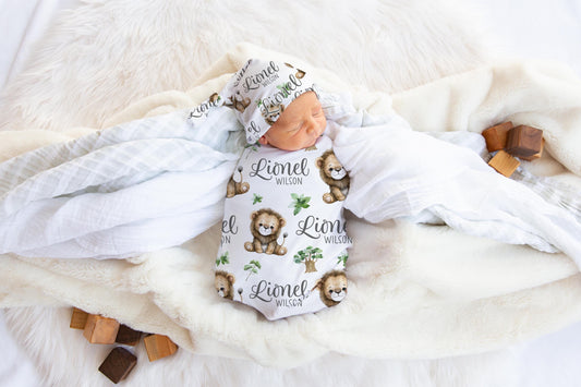 Lion Swaddle Set, Safari S54