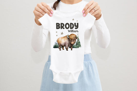 Buffalo Baby Bodysuit, M26