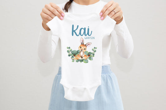 Kangaroo Baby Bodysuit, S55