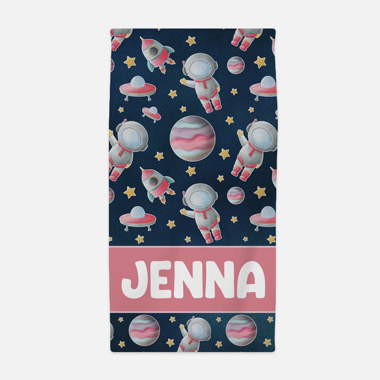 Astronaut Beach Towel, Outer Space Theme Beach Towel T41