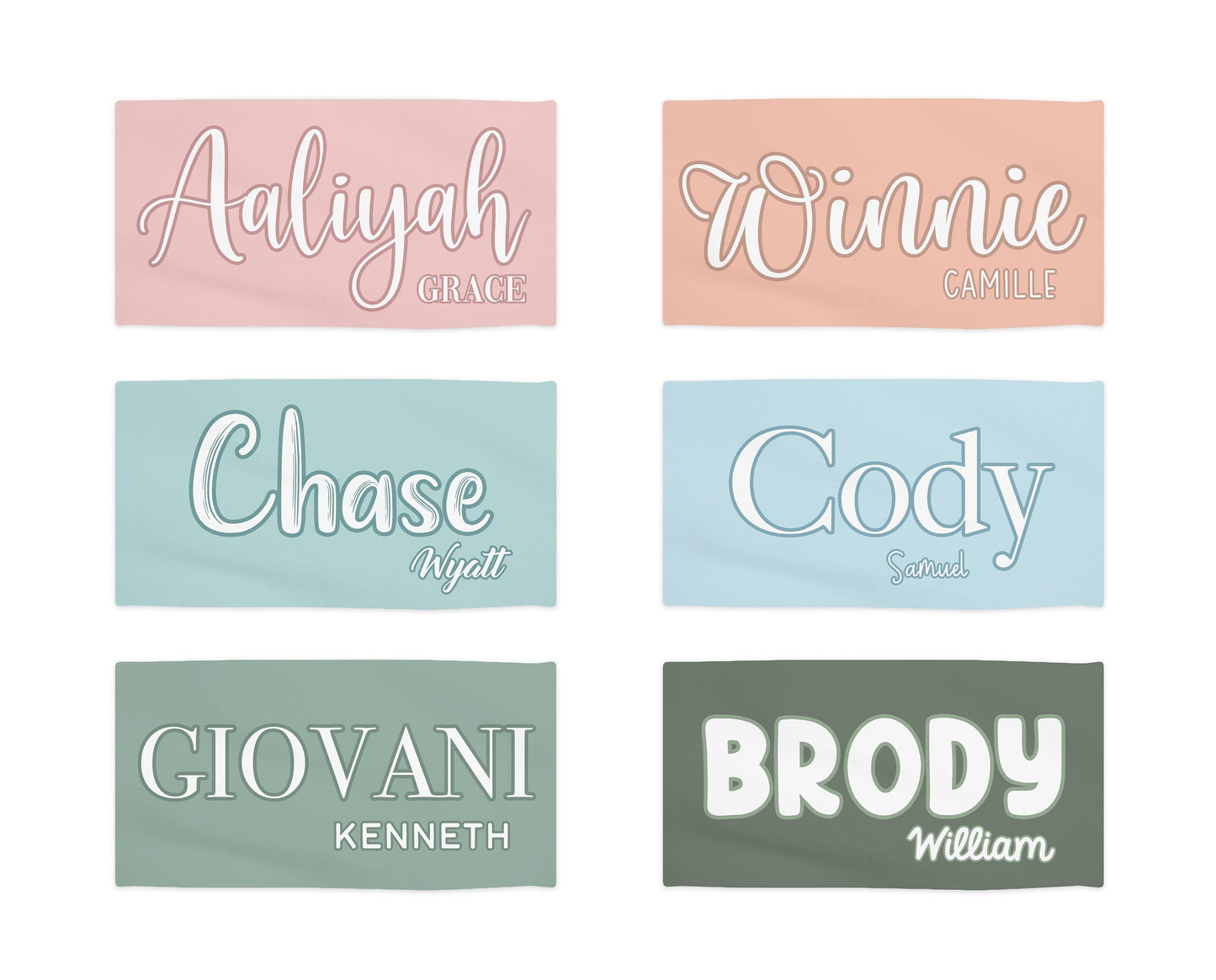 Personalized Name Beach Towel