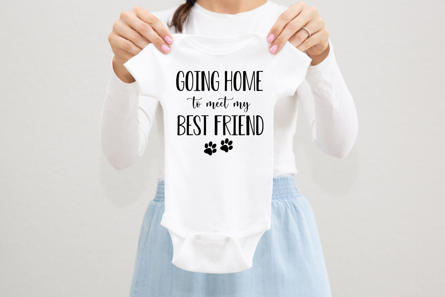 Going Home To Meet My Best Friend Baby Bodysuit