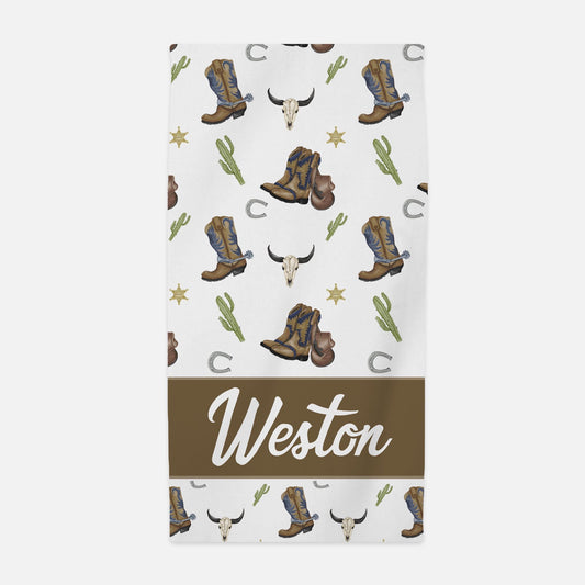 Cowboy Beach Towel, D8