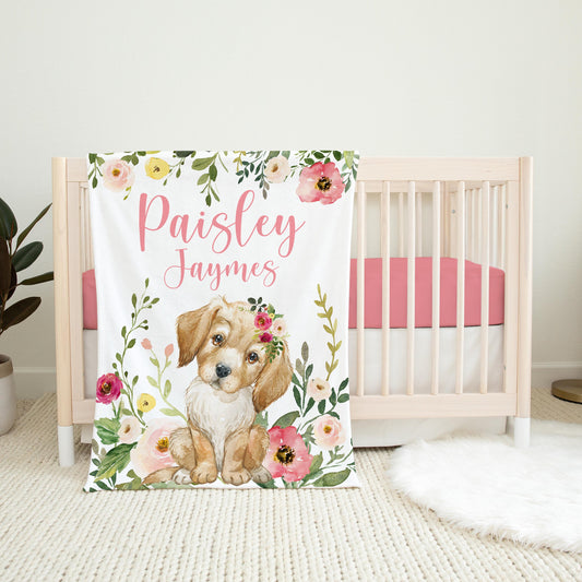 Puppy Labrador Baby Blanket, G62