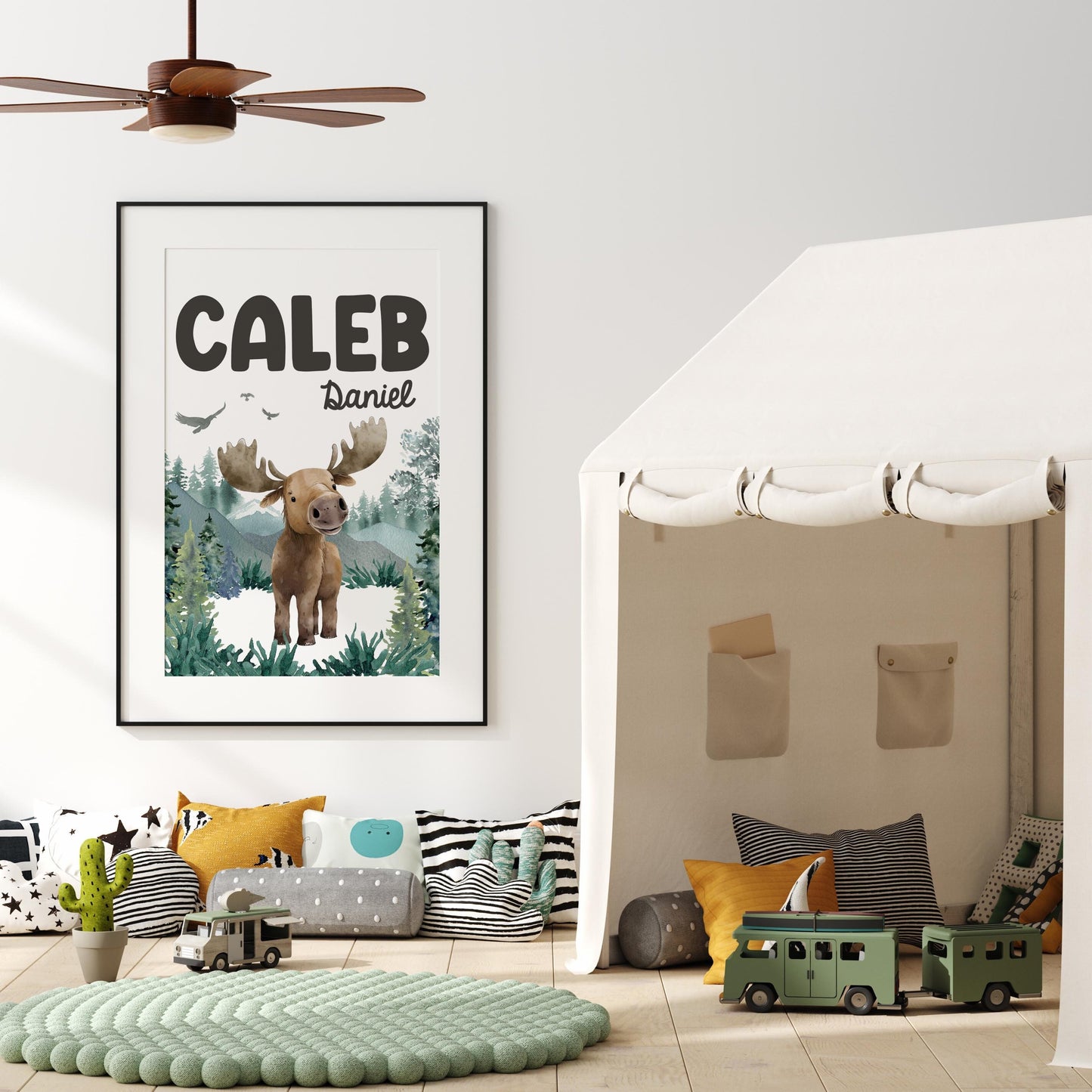 Moose Wall Art Poster, W44