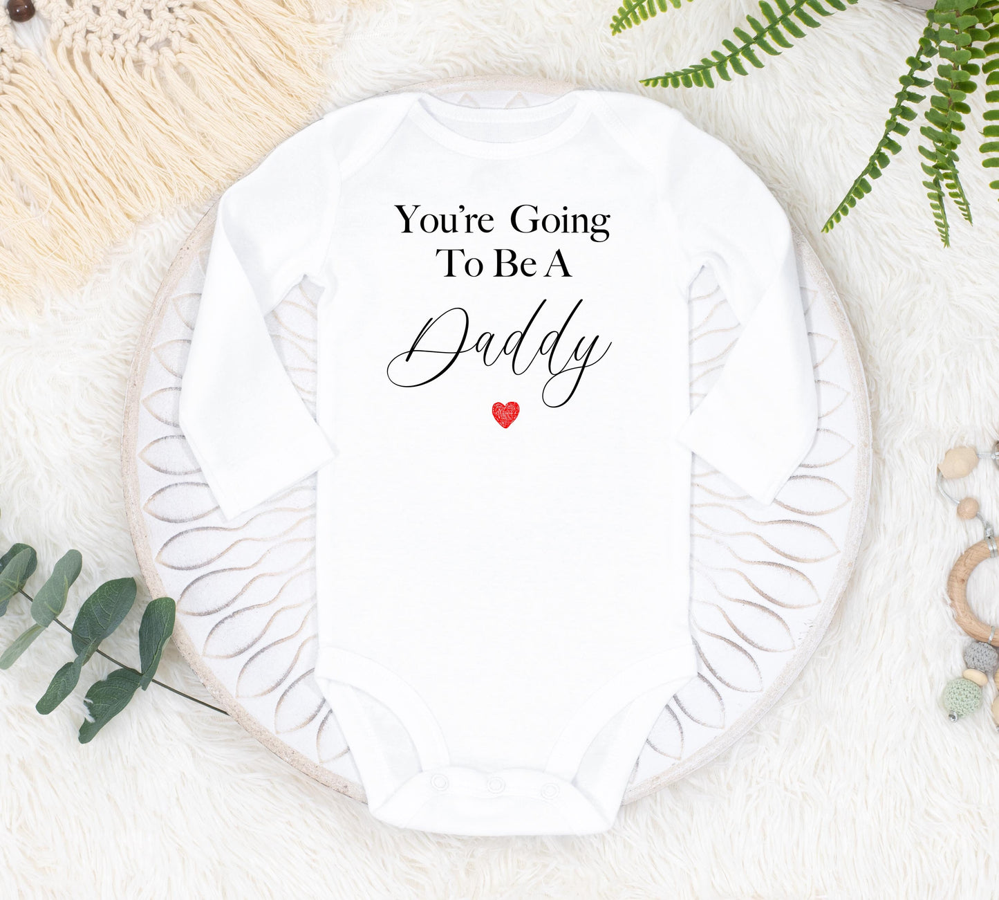 You're Going To Be A Daddy Baby Bodysuit, 1st Father's Day