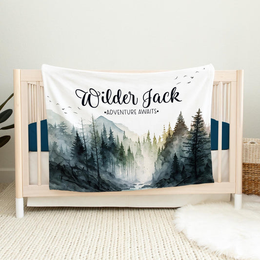 Mountains Baby Blanket, M28