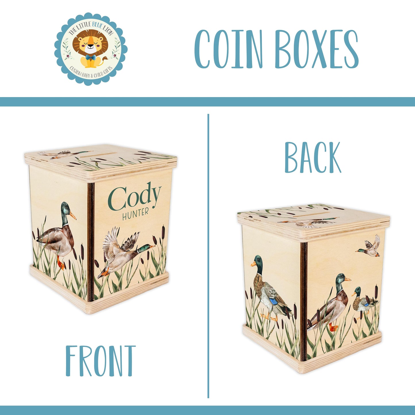 Mallard Duck Piggy Bank, B33
