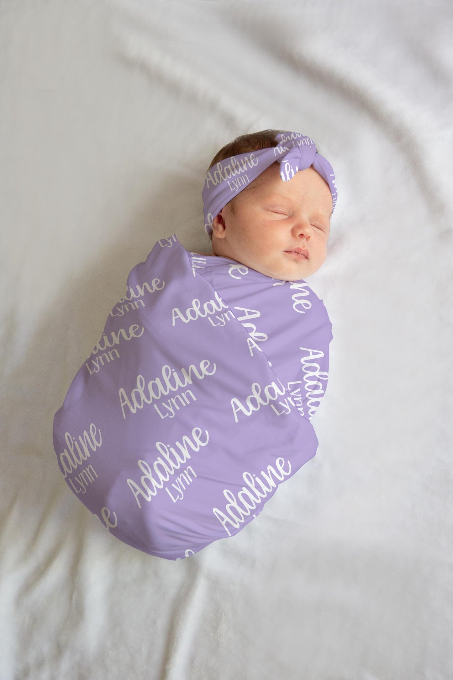 Baby Name Swaddle Set, Personalized Baby Name Blanket