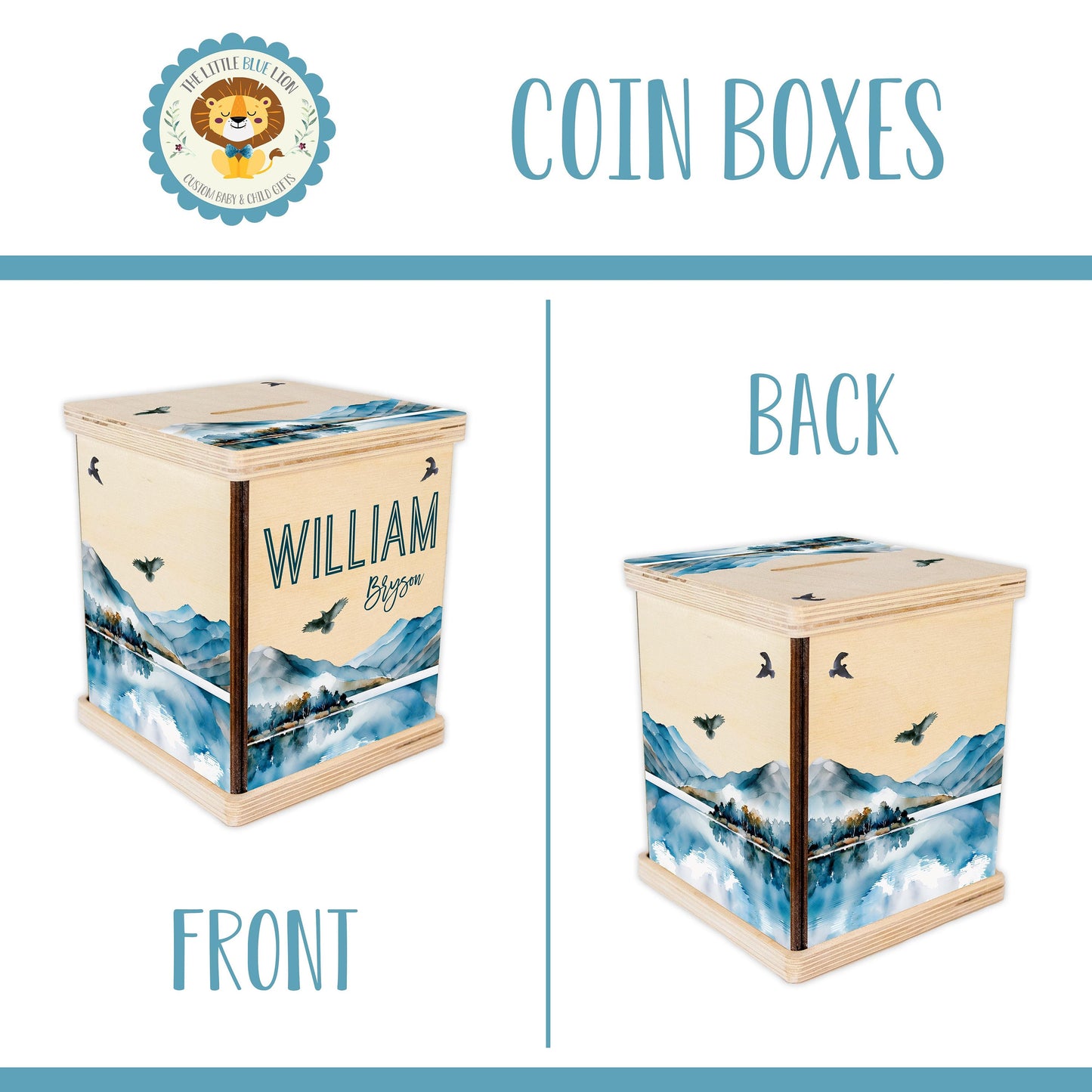 Mountain Piggy Bank, Boy M27