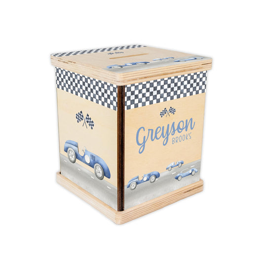 Race Car Piggy Bank, T56