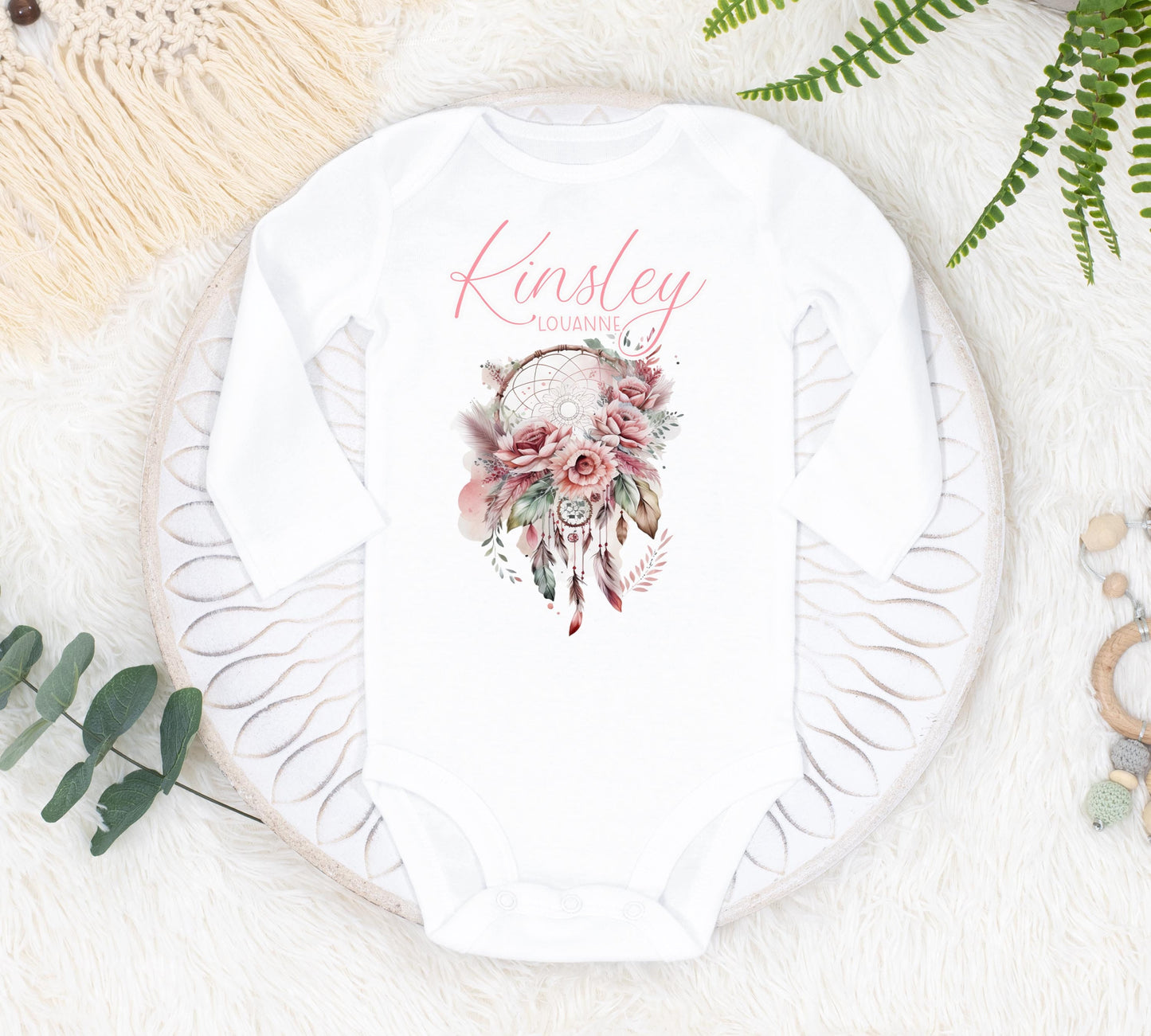 Dreamcatcher Baby Bodysuit, G66