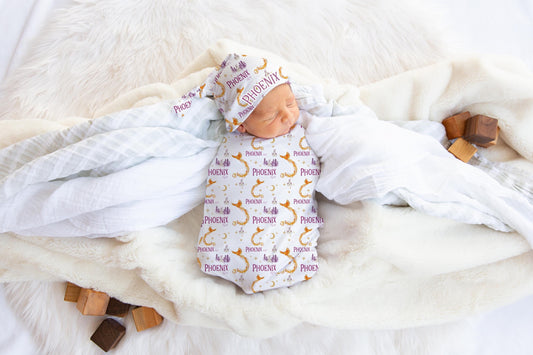 Girl Phoenix Swaddle Set, B30