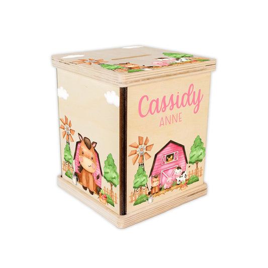 Farm Animal Piggy Bank, C45