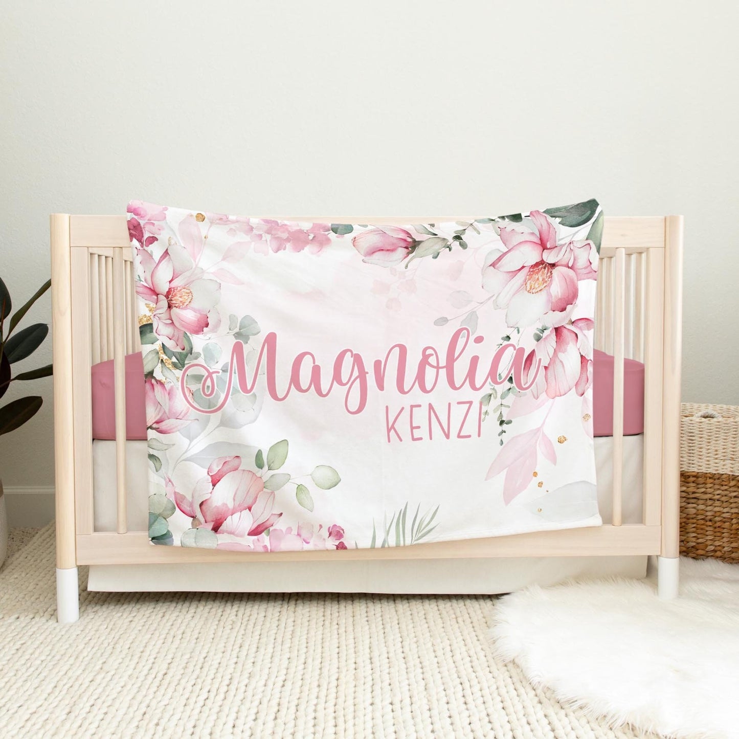 Magnolia Baby Blanket, F102